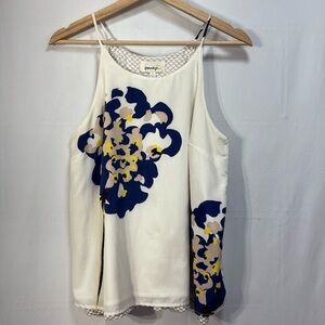 🍩 Porridge multi color large floral layers chemise